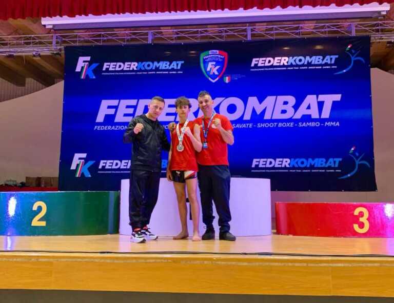 Campionati italiani assoluti Kickboxing FederKombat, argento per Giuseppe Torrombacco